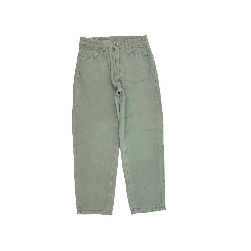 Shein Boyfriend Women's size SP Green Denim Jeans